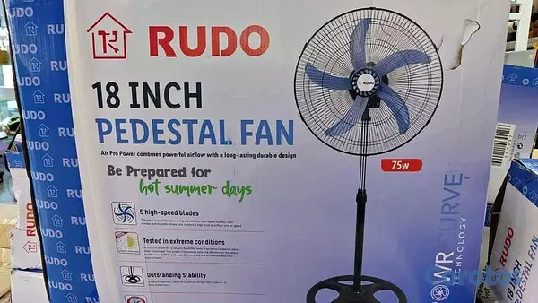 aires acondicionados y abanicos - Abanico de pedestal de 18 pulgada RUDO FS-4508 2