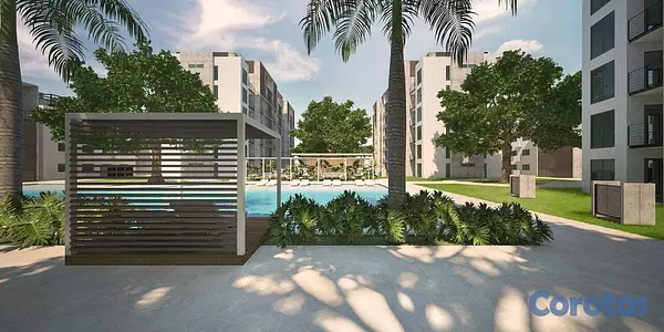 apartamentos - Proyecto de apartamentos en Bávaro de 1 y 2 habita 3