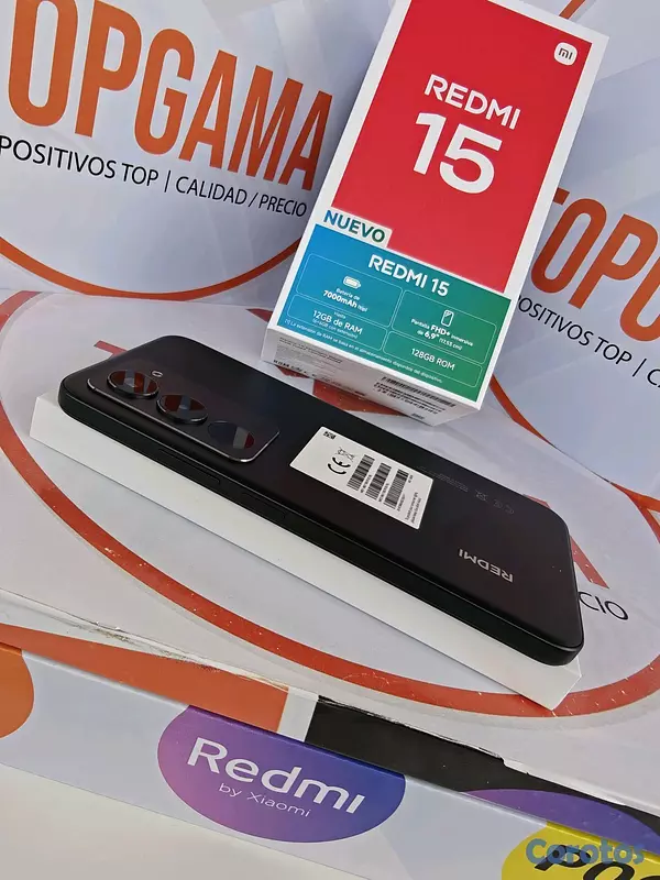 celulares y tabletas - REDMI 15, 6GB RAM 128GB ROM 7
