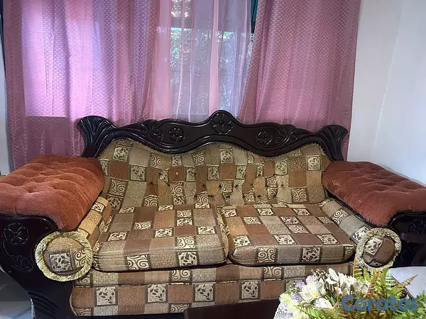 muebles y colchones - Juego de muebles en caoba  4