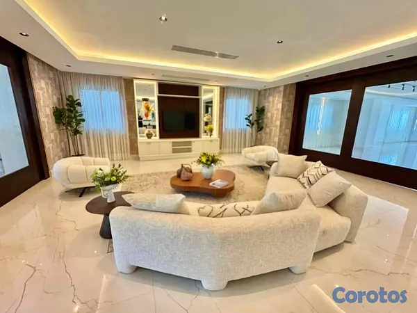 apartamentos - Bella vista anacaona lujo tres habitaciones con su baño tres parqueos balcón  17