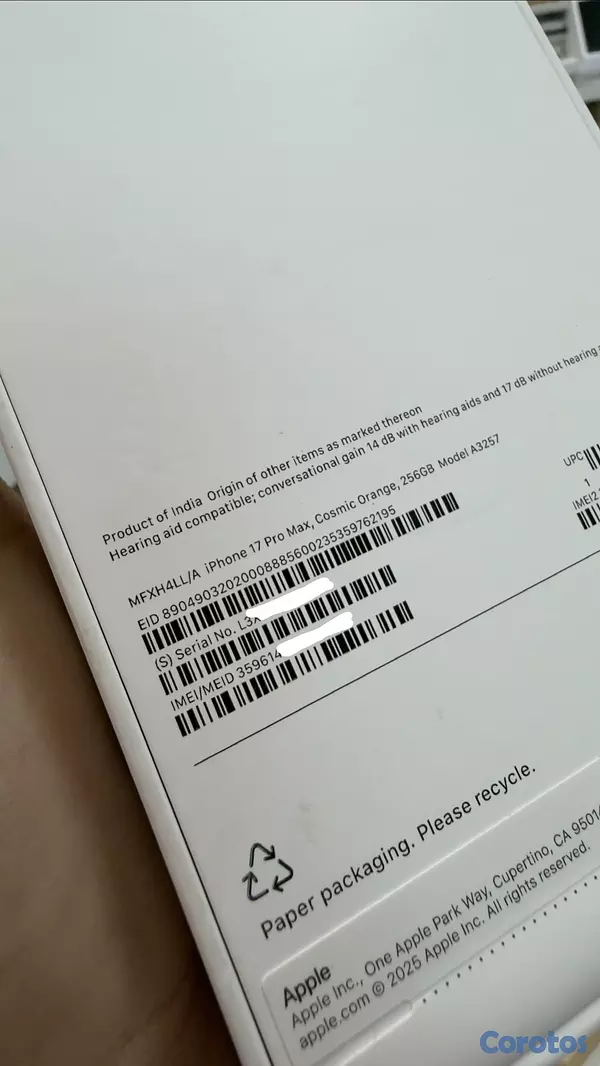 celulares y tabletas - iPhone 17 Pro Max 256GB 512GB 1TB & 2TB Nuevos Sellados  10