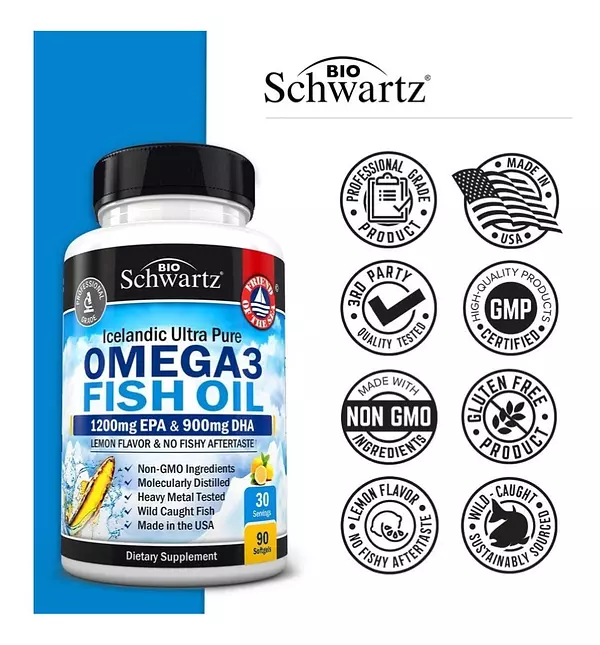 Salud y Equipamiento Médico - Omega 3 Bioschwartz 1200 Mg Epa 4