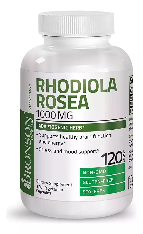 Salud y Equipamiento Médico - Rhodiola Rosea 1000 Mg Hierba Adaptogenica 120 Cap 5