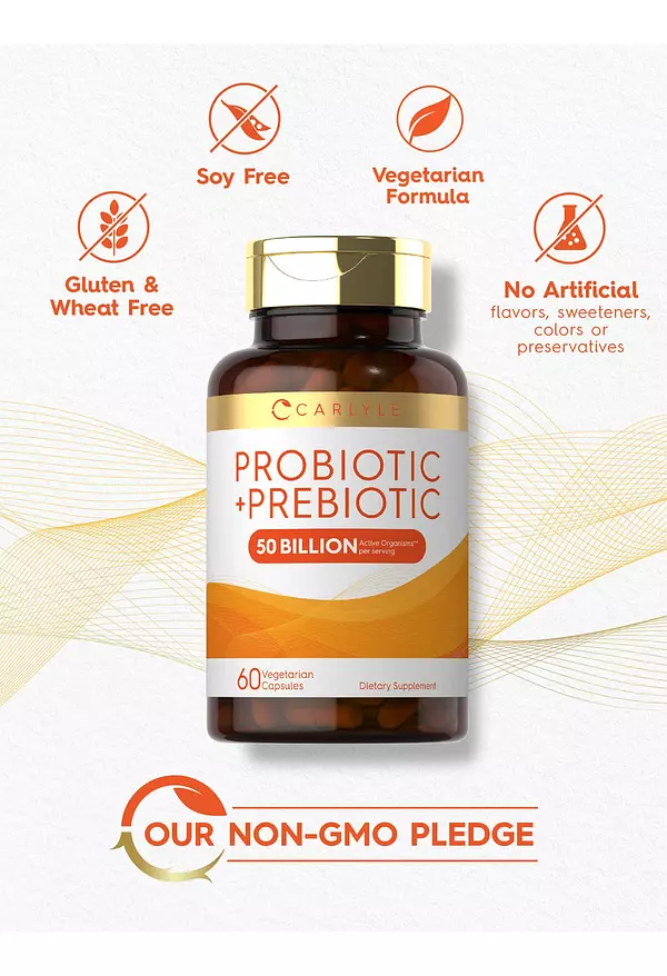 Salud y Equipamiento Médico - Prebioticos Y Probioticos | 50 Mil Millones De Ufc | 60 Caps 4