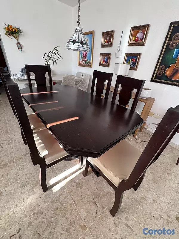 muebles y colchones - Comer de 6 sillas 4
