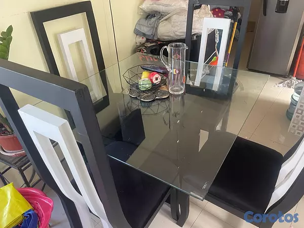 muebles y colchones - Comedor de 4 sillas  3