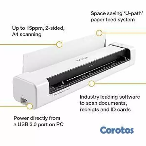 impresoras y scanners - SCANNER BROTHER DS-740D, COMPACTO DUPLEX, SW PARA  2