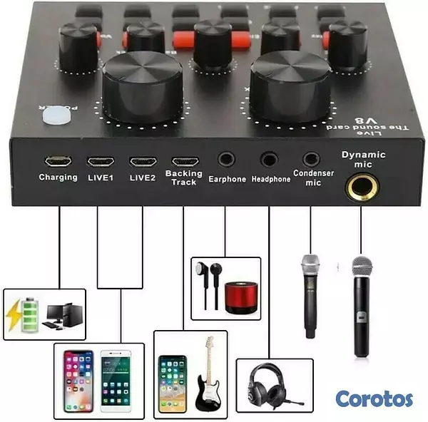 camaras y audio - Mezcladora efecto de sonido voz  4