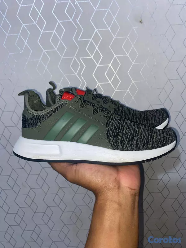 zapatos para hombre - Tenis Adidas originales – verde/negro estilo runni 6
