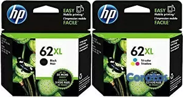 impresoras y scanners - CARTUCHO HP 62XL - - NEGRO - Y  A COLOR  ALTO RENDIMIENTO 