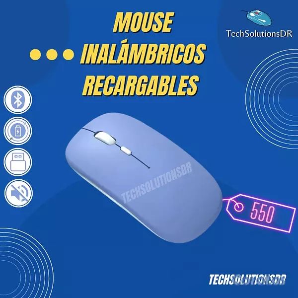 computadoras y laptops - Mouse Inalámbrico Recargable 2