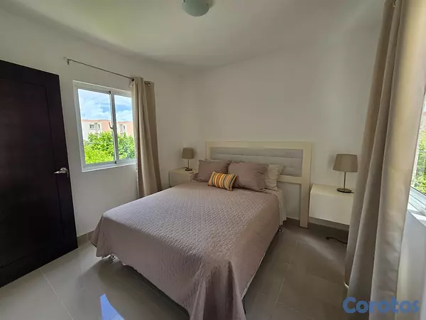 apartamentos - En renta apartamento amueblado de 2 dormitorios en 5