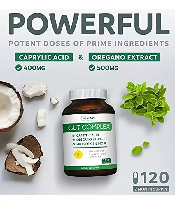 Salud y Equipamiento Médico - Candida Cleanse Complejo Intestinal Hierbas Naturales 120cap 2