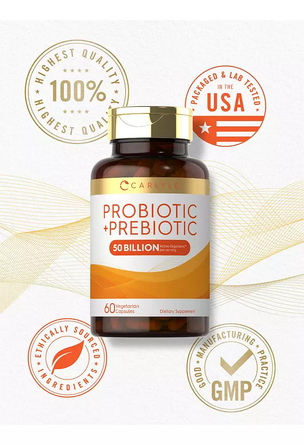 Salud y Equipamiento Médico - Prebioticos Y Probioticos | 50 Mil Millones De Ufc | 60 Caps 5