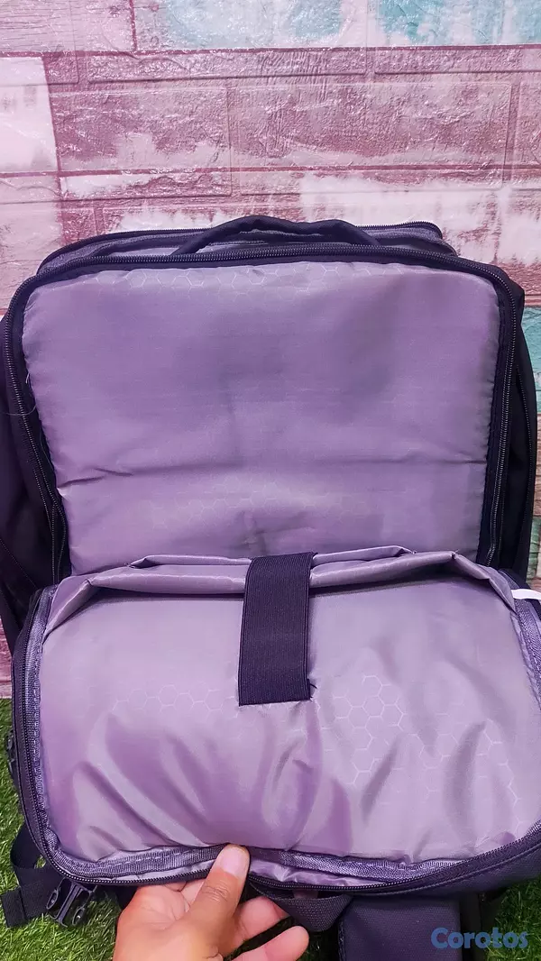 carteras y maletas - Mochila expandible multifuncional con compartimento para laptop y ropa  6