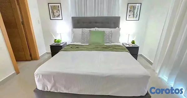 apartamentos - estudio amueblado 4to piso atrás de unión médica Santiago  2