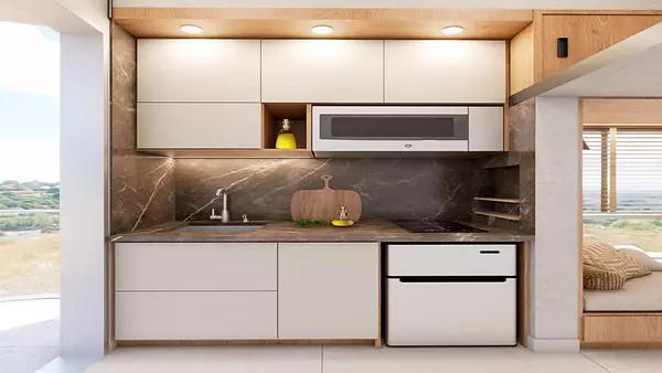 apartamentos - VENTA APARTAMENTO TIPO ESTUDIO TOTALMENTE AMUEBLADO-NACO 4