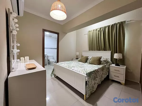 apartamentos - Apartamento en alquiler amueblado en Gazcue 8