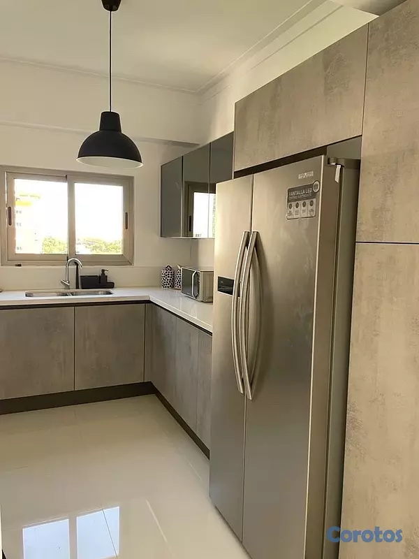 apartamentos - Apartamento en Venta US$350,000 y Renta US$2,000 2 Hab + Estudio Naco Piso Alto 5