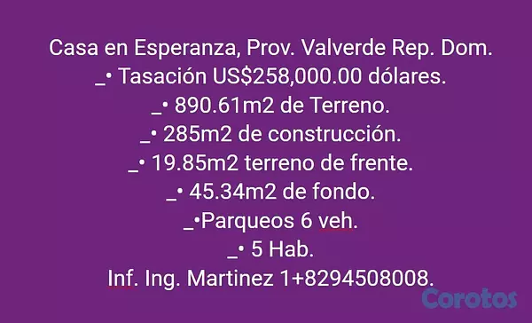casas - Casa en esperanza 6