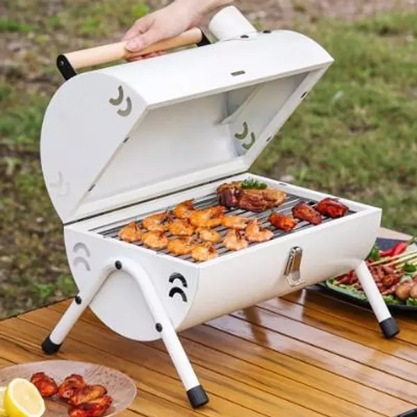 herramientas, jardines y exterior - parrilla portatil para barbacoa 