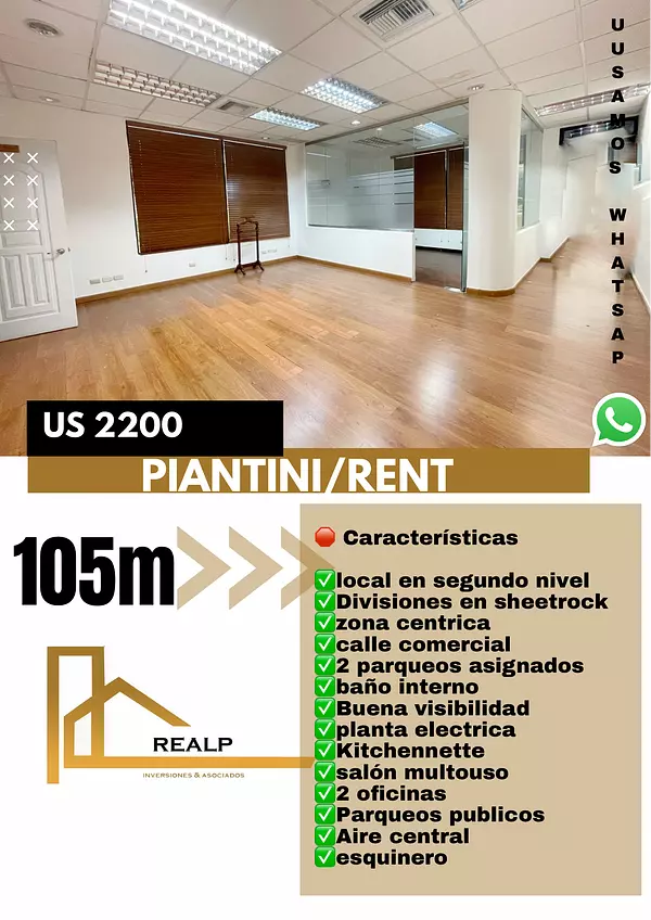 oficinas y locales comerciales - Alquiler local comercial en Piantini 1