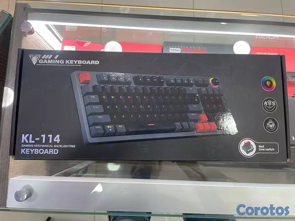 consolas y videojuegos - TECLADO GAMING JEDEL MECANICO RGB KL-114