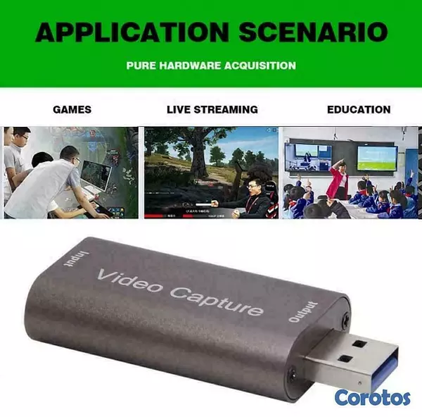 accesorios para electronica - Capturadora de vídeo HDMI a USB 3.0. 2