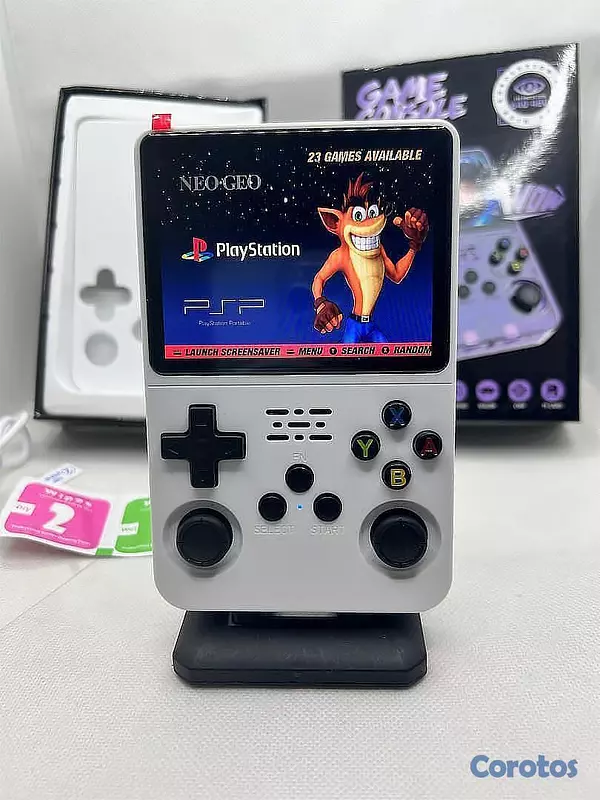 consolas y videojuegos - Portátil R36s con más de 15 mil juegos integrados  9