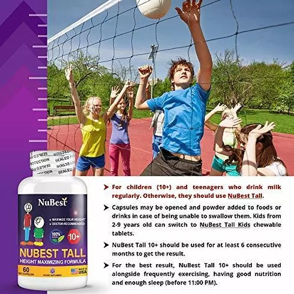 Salud y Equipamiento Médico - Formula De Crecimiento De Altura - Nubest Tall 10+- X60 Und 4