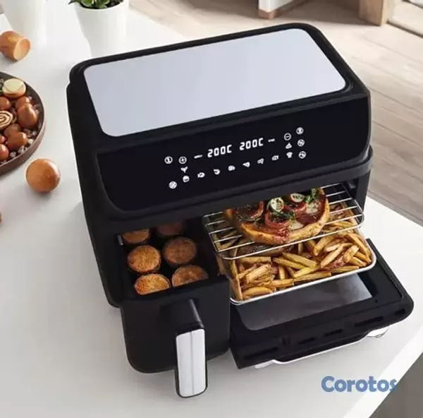 electrodomesticos - Horno + Freidora de Aire Doble Digital 🔥 ✨  3