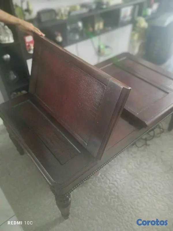 muebles y colchones - mesa de caoba  6