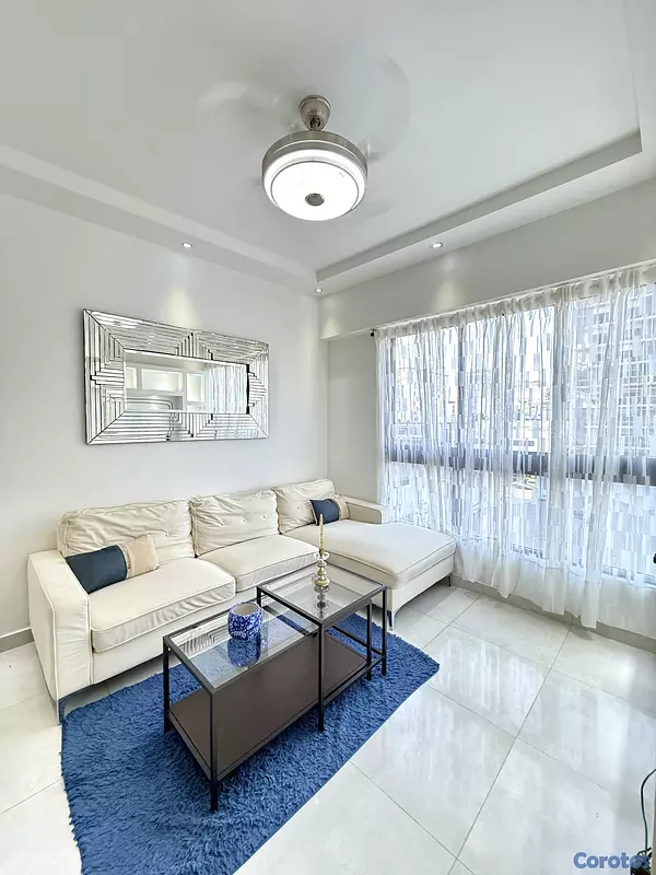 apartamentos - SE ALQUILA APT. en TORRE MODERNA TOTALMENTE AMUEBLADO en EVARISTO MORALES 6