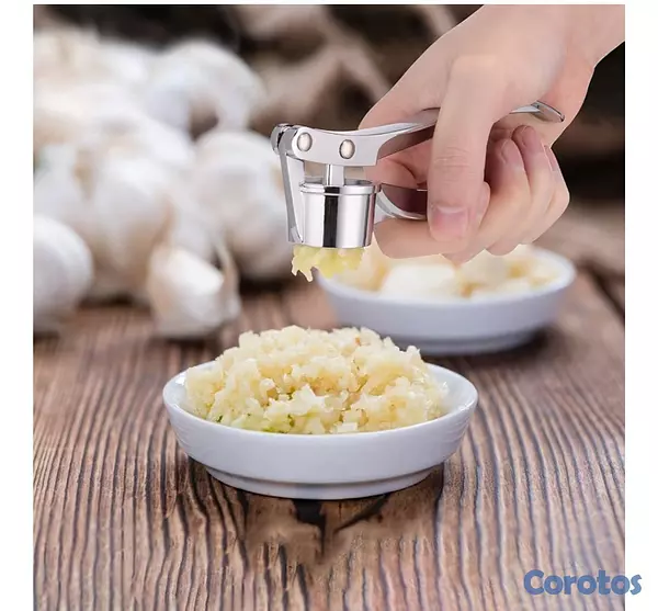cocina - Exprimidor de Ajo Manual – Rápido, Sencillo 4