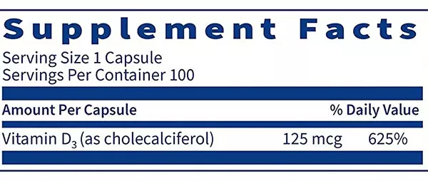 Salud y Equipamiento Médico - Vitamina D3 125 Mcg Klaire Labs - - Unidad A $2413 2