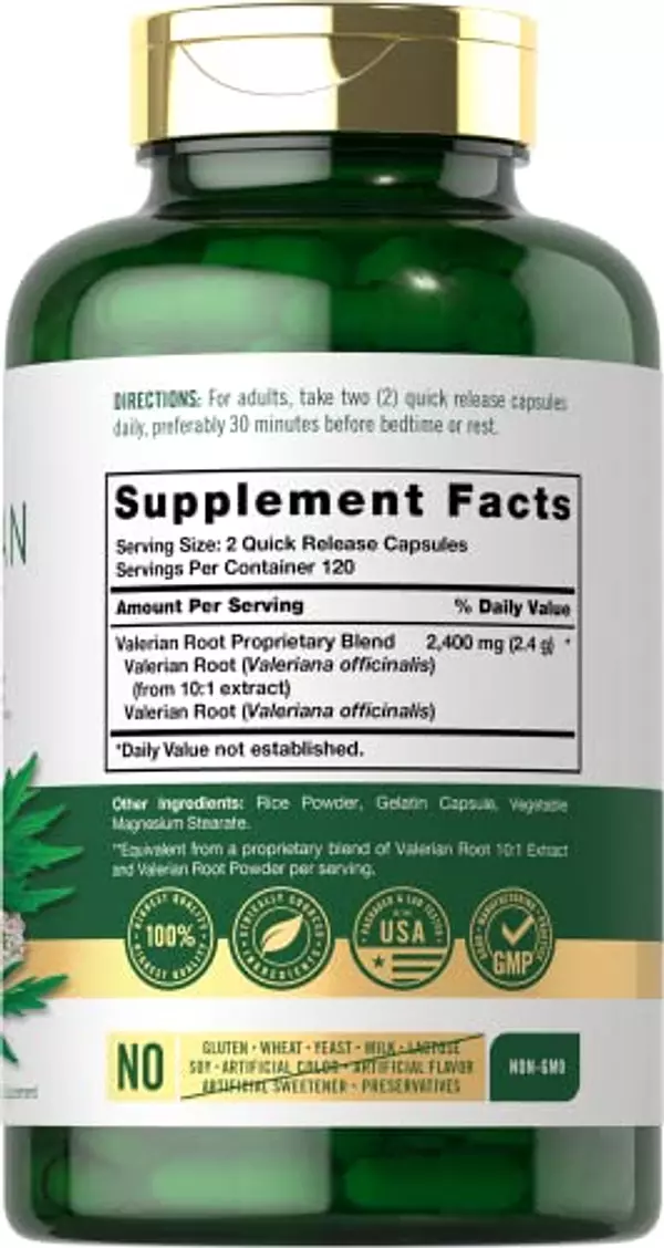 Salud y Equipamiento Médico - Capsulas De Raiz De Valeriana 3