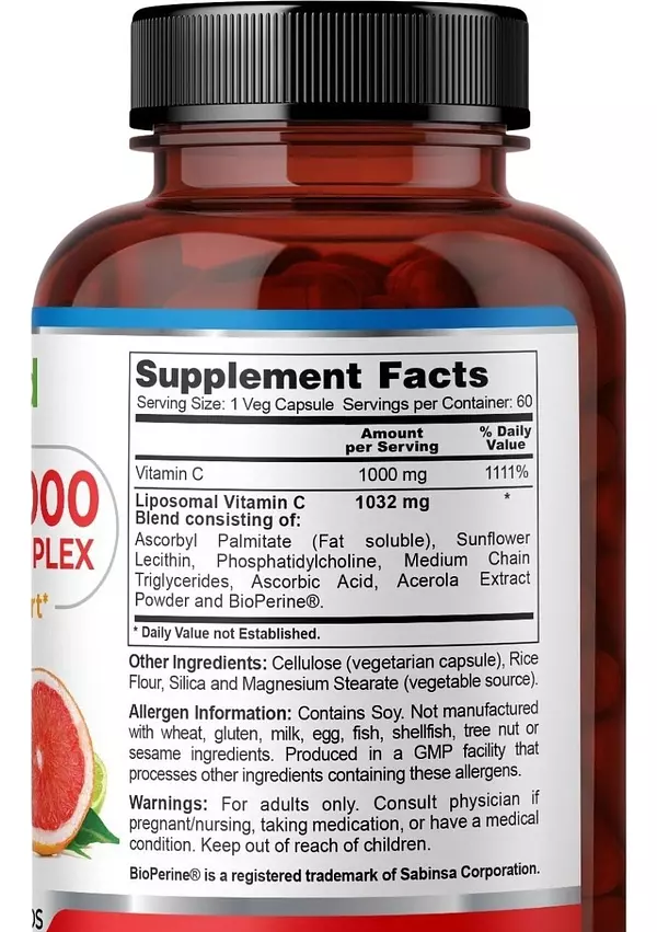 Salud y Equipamiento Médico - Complejo Vitamina C 60 Caps - Unid - Unidad A $5315 2