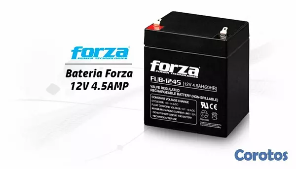plantas e inversores - BATERIA FORZA - 12V - 4.5AH