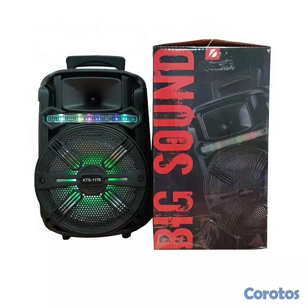 otros electronicos - Bocina portatil de 8 pulgadas con microfono KTS-1176 4