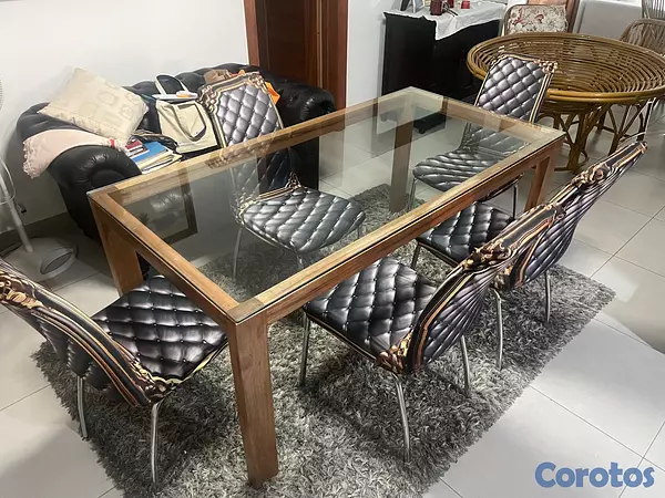 muebles y colchones - Comedor de 6 sillas 4