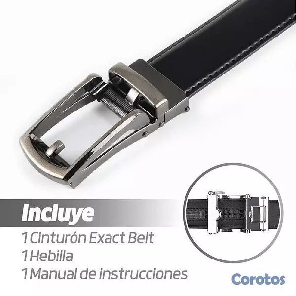 joyas, relojes y accesorios - Cinturón con Sistema Micro Ajustable sin Agujeros  7
