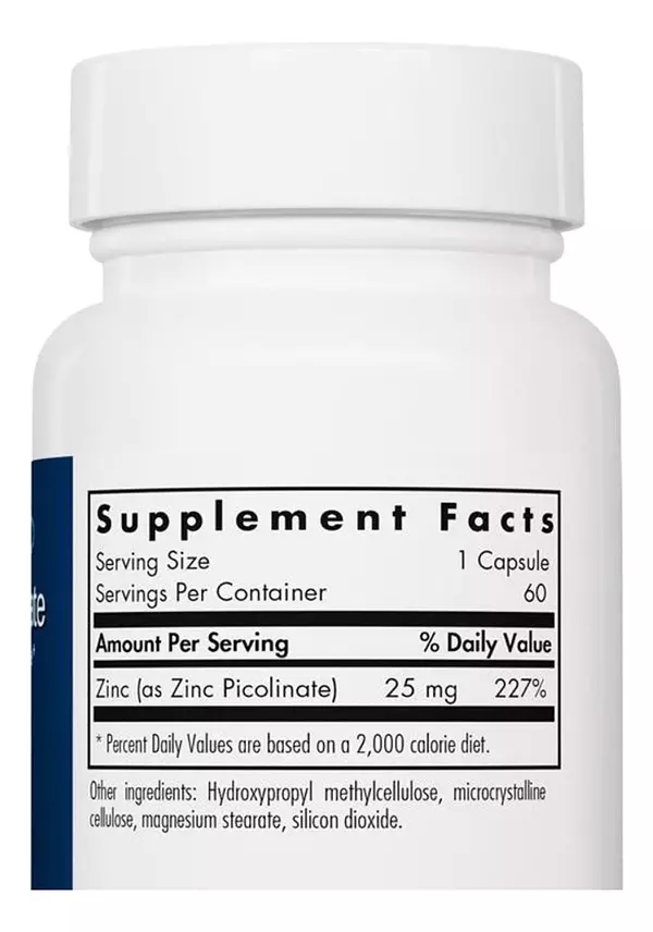 Salud y Equipamiento Médico - Zinc 25 Mg 60 Capsulas - Unidad 2