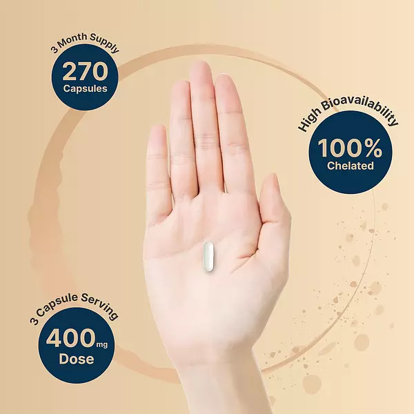 Salud y Equipamiento Médico - Naturebell Glicinato De Magnesio 400 Mg 5