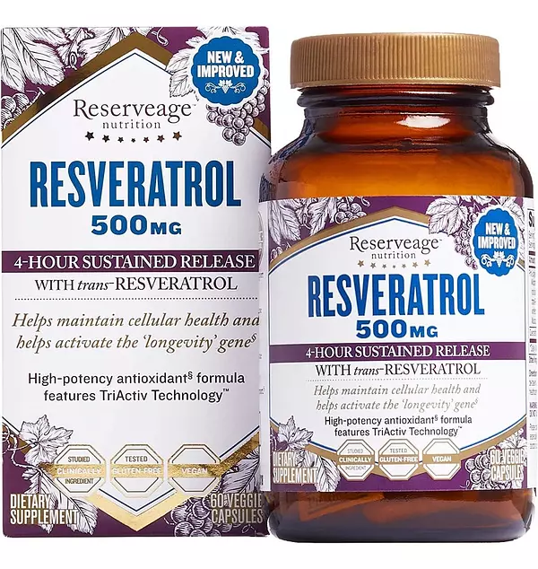 Salud y Equipamiento Médico - Resveratrol 60 Capsulas 800 Mg - U - Unidad A $7532 2