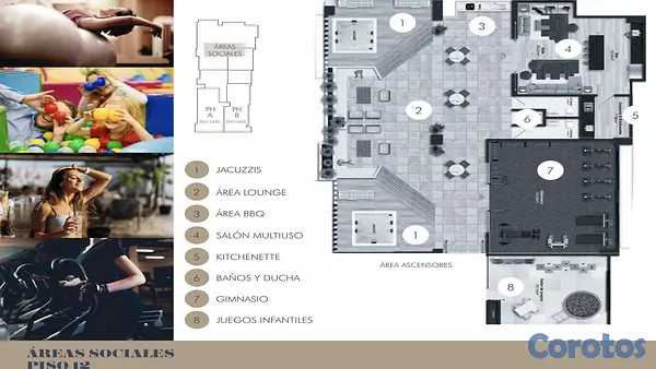 apartamentos - Torre con vista despejada en lo mejor de Naco, amenidades premiun 10