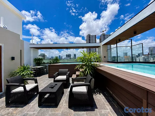 apartamentos - Vendo Apartamento Torre Moderna de 1H en Serralles 7