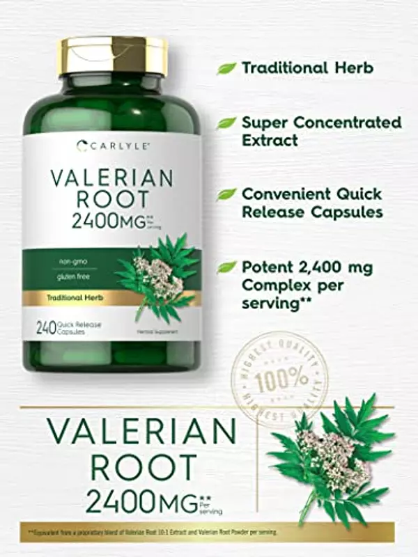Salud y Equipamiento Médico - Capsulas De Raiz De Valeriana 5