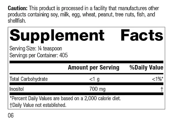 Salud y Equipamiento Médico - Inositol Polvo 700 Mg Standard 2