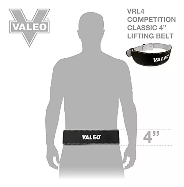 Salud y Equipamiento Médico - Valeo Vrl4 4 Cinturon De Elevacion De Levantamiento De Pesas 5